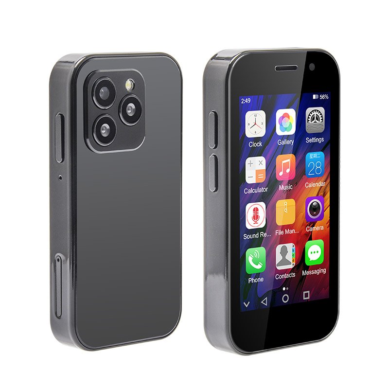 SOYES XS14 Pro 3 Inch Small Screen Ai Face ID Unlock Android 9.0 4G Mini Smart Phone